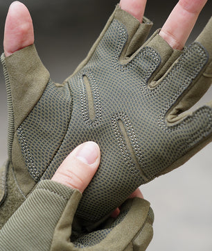 Seibertron Men Or Women XXS to XXL Fingerless/Half Finger Sports Outdoor Tactical Gloves