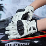 seibertron-gallery:sps7-white-scenes-20260721 | product:8845812334782 | color:White | slot:3 | Seibertron SPS-7 White motorcycle gloves riding scene 3
