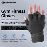 color:all | Seibertron Fitness Gloves weightlifting gloves with long wrist wraps image 01