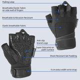 color:all | Seibertron Fitness Gloves weightlifting gloves with long wrist wraps image 02