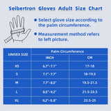 color:all | Seibertron Fitness Gloves weightlifting gloves with long wrist wraps image 06