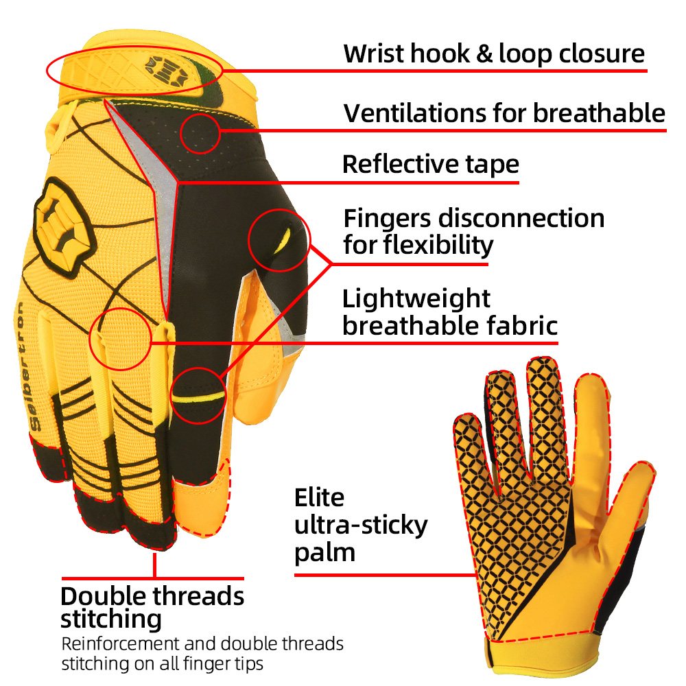 football handschuhe cornerback Seibertron Pro 3.0 Elite Ultra-Stick Sports Receiver Glove Gloves Youth and Adult (White, XS) The ready to use Option Größe:8 (M) Geschenk_Freundin Härkila Driven Hunt Handschuhe