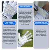 color:White | Seibertron H.P.I.R.G touchscreen football receiver gloves image 05