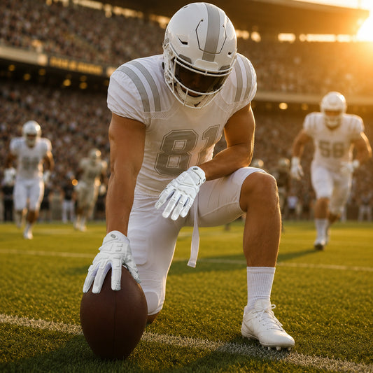 seibertron-gallery:garg-adult-youth-20260714 | product:7340603179198 | color:White | group:Adult | slot:1 | Seibertron G.A.R.G 2.0 adult football receiver gloves white gallery 1