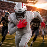 seibertron-gallery:garg-adult-youth-20260714 | product:7340603179198 | color:Red | group:Adult | slot:2 | Seibertron G.A.R.G 2.0 adult football receiver gloves red gallery 2