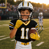 seibertron-gallery:garg-adult-youth-20260714 | product:7340603179198 | color:Yellow | group:Youth | slot:2 | Seibertron G.A.R.G 2.0 youth football receiver gloves yellow gallery 2