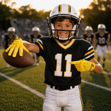 seibertron-gallery:garg-adult-youth-20260714 | product:7340603179198 | color:Yellow | group:Youth | slot:5 | Seibertron G.A.R.G 2.0 youth football receiver gloves yellow gallery 5