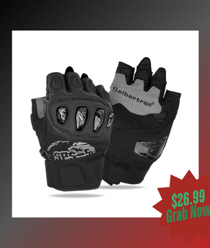 half finger motorcycle riding gloves