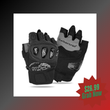 half finger motorcycle riding gloves