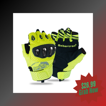 SPS-5 Half Finger Adult FL Yellow