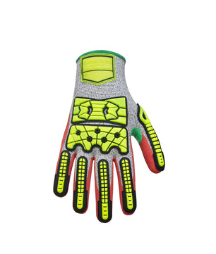 Heavy duty mechanic gloves with impact resistant design