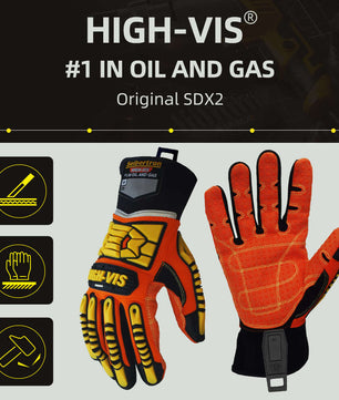 Heavy-duty rubber gloves for industrial tasks