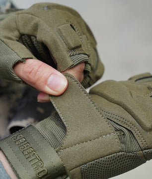 Seibertron Men Or Women XXS to XXL Fingerless/Half Finger Sports Outdoor Tactical Gloves