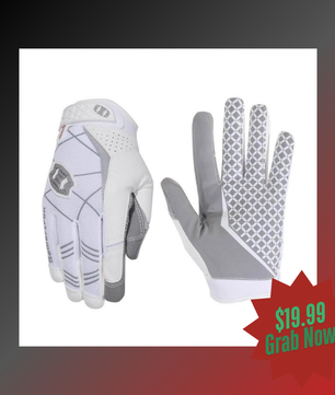 cheap white football gloves