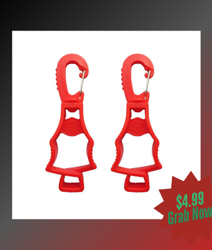 mitten string with clips