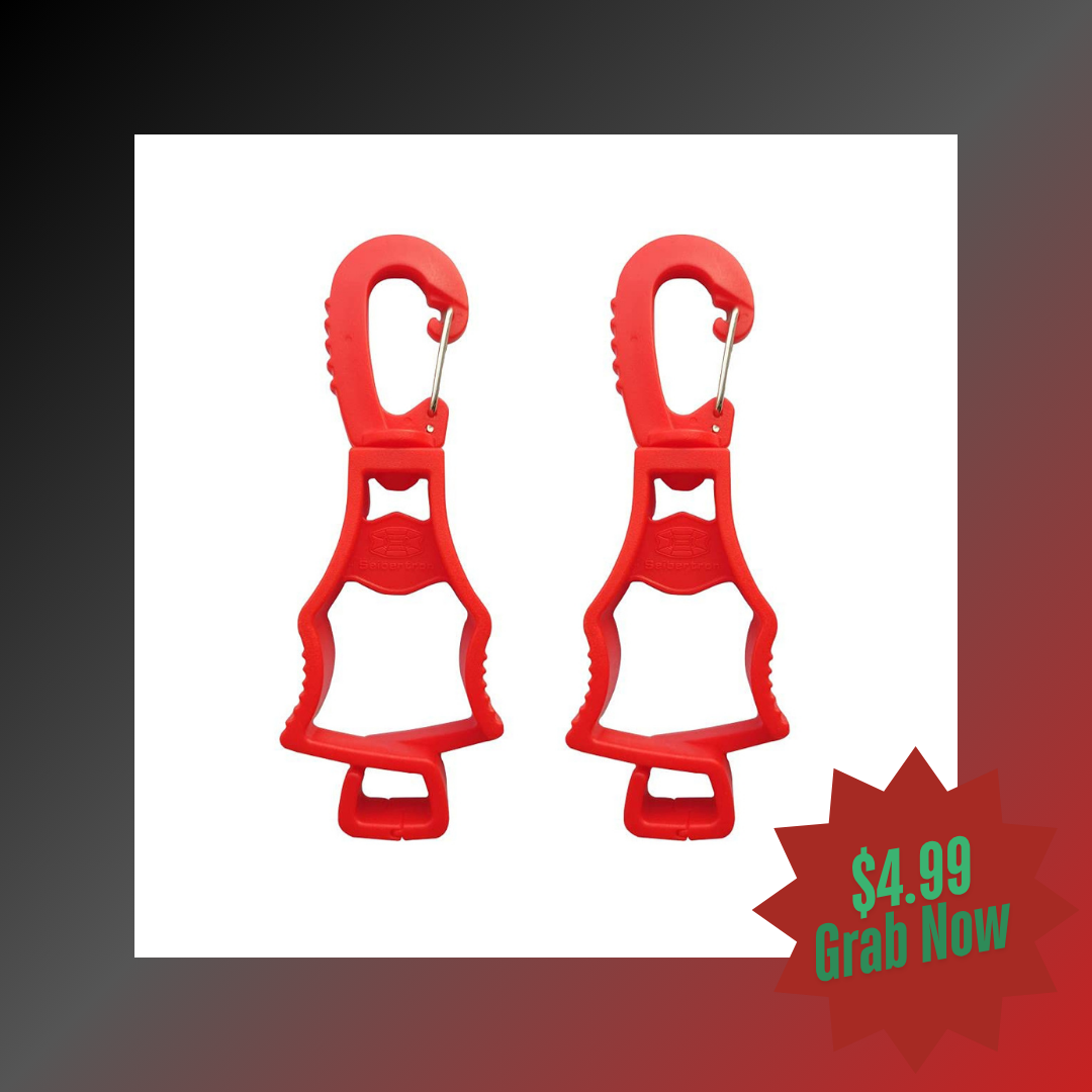 mitten string with clips