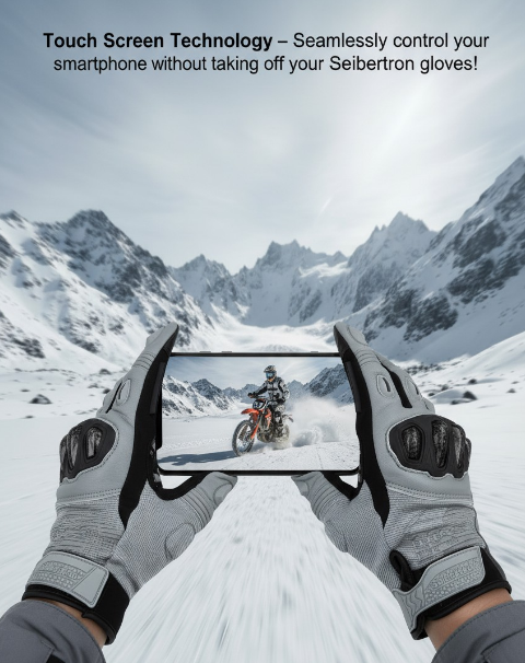 motorbike winter gloves