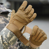 Seibertron S.O.L.A.G Tactical Full Finger Gloves - Water Resistant & Touchscreen