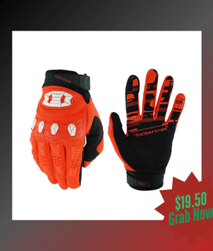 bike gloves orange