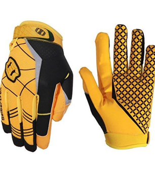 Popular receiver gloves used by football teams