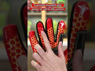 Guantes de trabajo Seibertron HIGH-VIS HRC5 Rigger con excelente agarre Cut5 Handyman/Boxer resistentes a la abrasión, para perforación de petróleo y gas, con protección contra impactos CE EN388 4542
