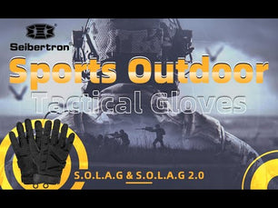 Seibertron Adult Or Youth S.O.L.A.G 2.0 Sports Outdoor Water Resistant Full Finger Touchscreen Gloves