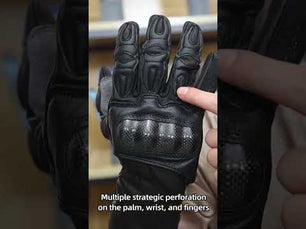 Guantes de cuero genuino Seibertron SP2 SP-2 para motocicleta de carreras callejeras en carretera para adultos
