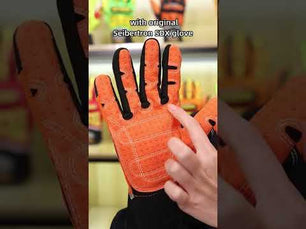 Seibertron HIGH-VIS SDX2 Resistant Reducing Anti-Impact Mechanics Heavy Duty Safety Rescue Gloves CE EN388 4232 with 1 Black Glove Clip