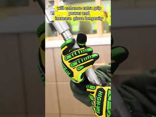 Seibertron高可视SDXG2灵巧超 grip GEL油气防震抗冲击防护安全手套 CE EN388 4131