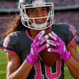 seibertron-gallery:pro3-adult-youth-zodiac-20260716 | product:8668804808894 | color:Pink | group:Adult | slot:5 | Seibertron PRO 3.0 adult football receiver gloves pink zodiac gallery 5