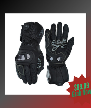 Protective gloves designed for motorcycle safety