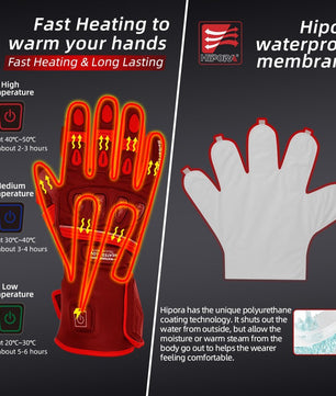 motorcycle heated gloves