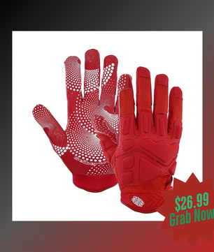 red receiver gloves