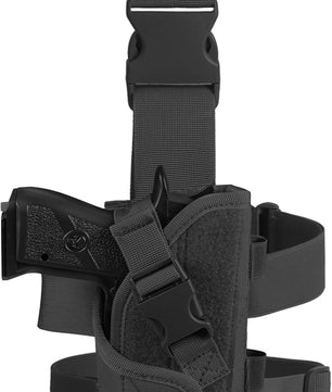 Seibertron Adjustable Tactical/Airsoft Hunting Right Handed Leg Pistol Gun Holster/Pouch Holder Drop Leg Thigh Holster - SeibertronSports602201107924