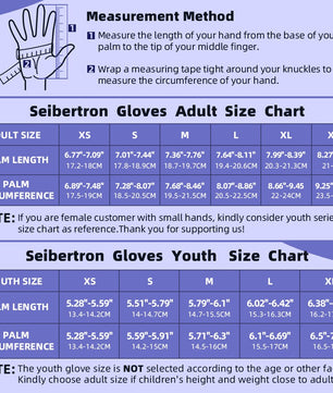 Seibertron Adult B - A - R PRO 2.0 Signature Batting Gloves – Super Grip, Enhanced Comfort for Baseball & Softball - SeibertronSports