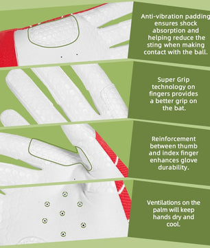 Seibertron Adult B - A - R PRO 2.0 Signature Batting Gloves – Super Grip, Enhanced Comfort for Baseball & Softball - SeibertronSports