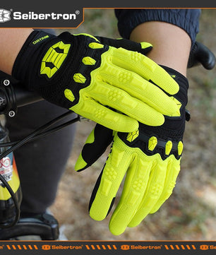 Seibertron Adult Dirtpaw Unisex BMX MX ATV MTB Racing Mountain Bike Bicycle Cycling Off - Road/Dirt Bike Gloves Road Racing Motorcycle Motocross Sports Gloves Touch Recognition Full Finger Glove - SeibertronSports