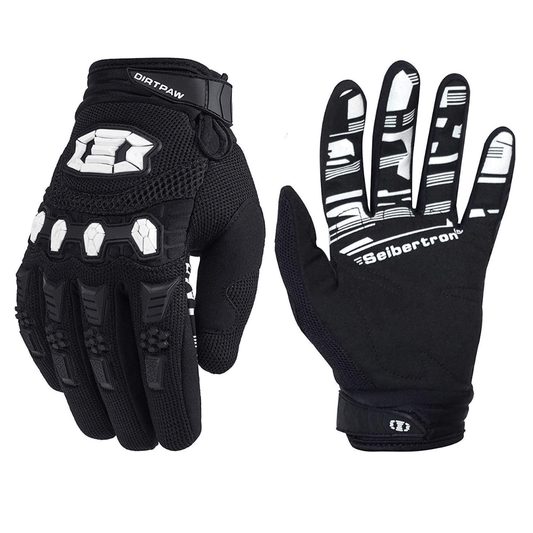 Seibertron Adult Dirtpaw Unisex BMX MX ATV MTB Racing Mountain Bike Bicycle Cycling Off - Road/Dirt Bike Gloves Road Racing Motorcycle Motocross Sports Gloves Touch Recognition Full Finger Glove - SeibertronSports602201108846