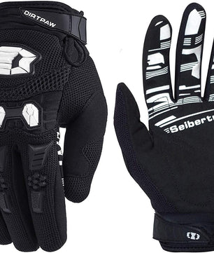 Seibertron Adult Dirtpaw Unisex BMX MX ATV MTB Racing Mountain Bike Bicycle Cycling Off - Road/Dirt Bike Gloves Road Racing Motorcycle Motocross Sports Gloves Touch Recognition Full Finger Glove - SeibertronSports602201108792