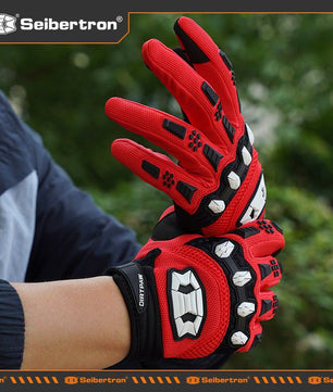 Seibertron Adult Dirtpaw Unisex BMX MX ATV MTB Racing Mountain Bike Bicycle Cycling Off - Road/Dirt Bike Gloves Road Racing Motorcycle Motocross Sports Gloves Touch Recognition Full Finger Glove - SeibertronSports