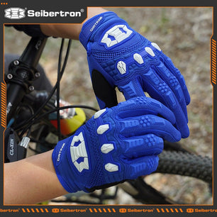 Seibertron Adult Dirtpaw Unisex BMX MX ATV MTB Racing Mountain Bike Bicycle Cycling Off - Road/Dirt Bike Gloves Road Racing Motorcycle Motocross Sports Gloves Touch Recognition Full Finger Glove - SeibertronSports