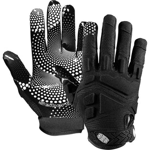 Seibertron Adult G.A.R.G 2.0 Gel Filled Patented Anti - Impact Ultra - Stick Football Sports Receiver Gloves - SeibertronSports