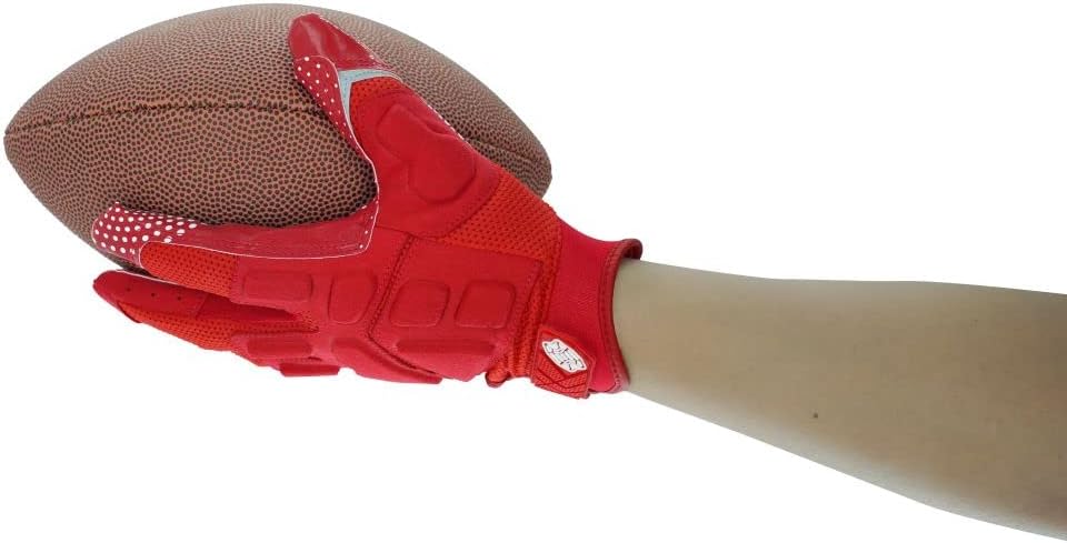 Seibertron Adult G.A.R.G 2.0 Gel Filled Patented Anti - Impact Ultra - Stick Football Sports Receiver Gloves - SeibertronSports