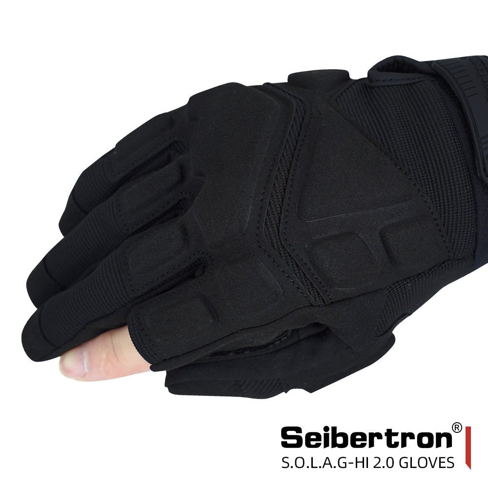 Seibertron Adult Or Youth S.O.L.A.G Sports Outdoor Water Resistant Full Finger Touchscreen Gloves - Seibertron