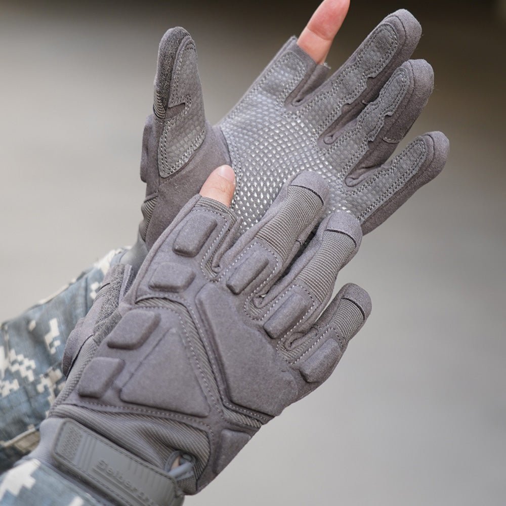 Seibertron Adult Or Youth S.O.L.A.G Sports Outdoor Water Resistant Full Finger Touchscreen Gloves - Seibertron