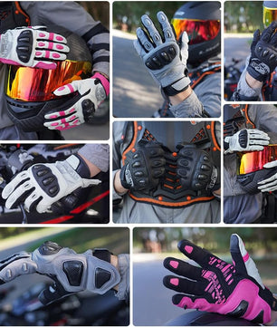 Seibertron Adult SPS - 4 Winter Cold Weather Motorcycle Gloves Rainproof Riding with Touchscreen Warm Gauntlet for Men and Women - SeibertronSports Gloves
