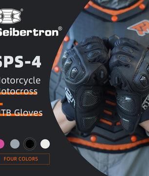 Seibertron Adult SPS - 4 Winter Cold Weather Motorcycle Gloves Rainproof Riding with Touchscreen Warm Gauntlet for Men and Women - SeibertronSports Gloves