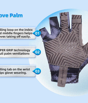 Seibertron Adult S.P.S.G - 2 UPF100+ Sun/UV Protection Fishing Glove - SeibertronOutdoors