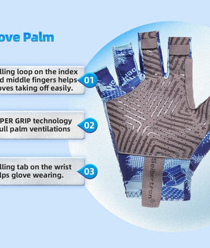 Seibertron Adult S.P.S.G - 2 UPF100+ Sun/UV Protection Fishing Glove - SeibertronOutdoors