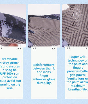 Seibertron Adult S.P.S.G - 2 UPF100+ Sun/UV Protection Fishing Glove - SeibertronOutdoors